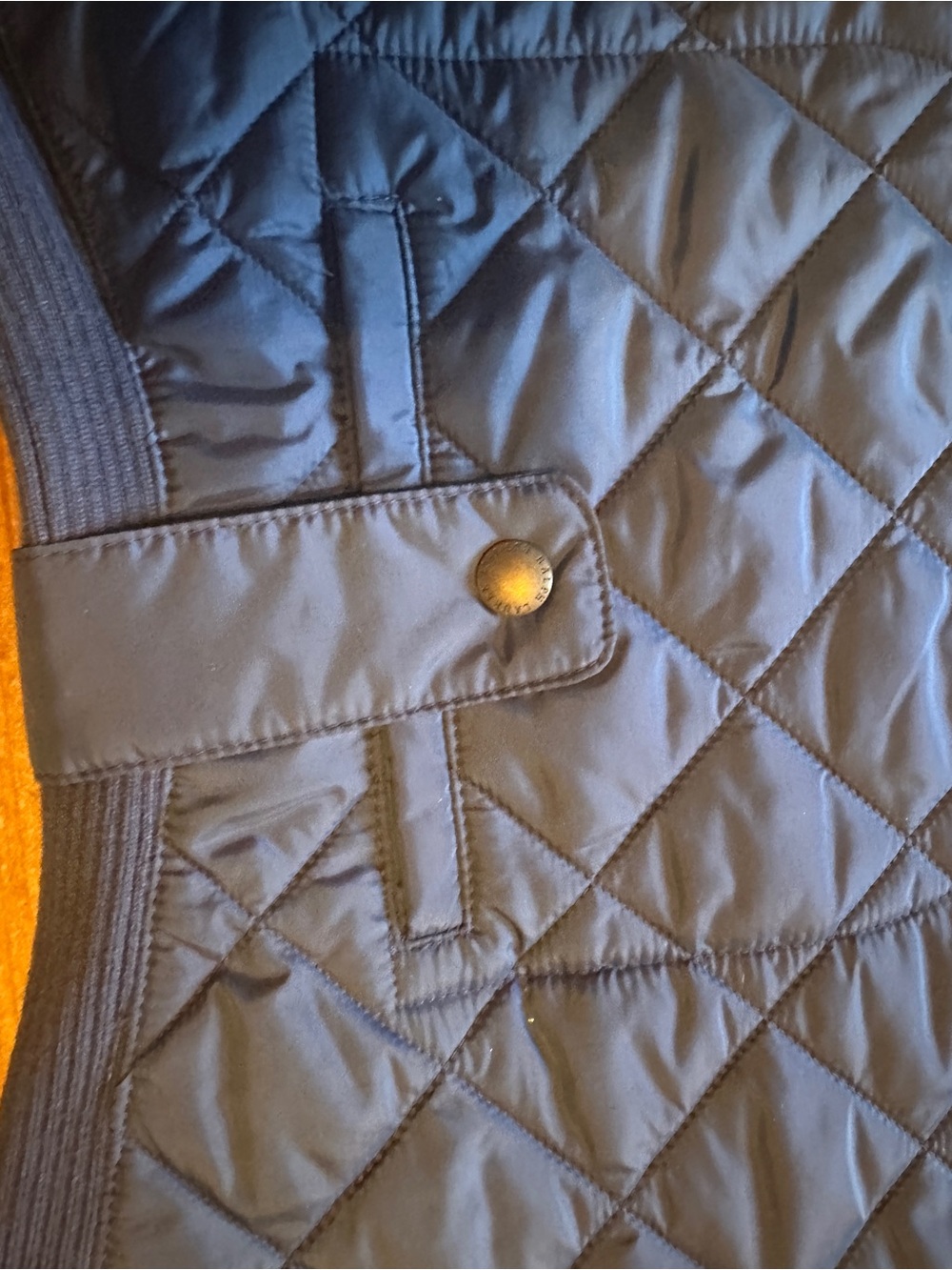 NEW Ralph Lauren Sport Navy Blue County Riders Jockey Club Quilted Puffer XL - Picture 7 of 10